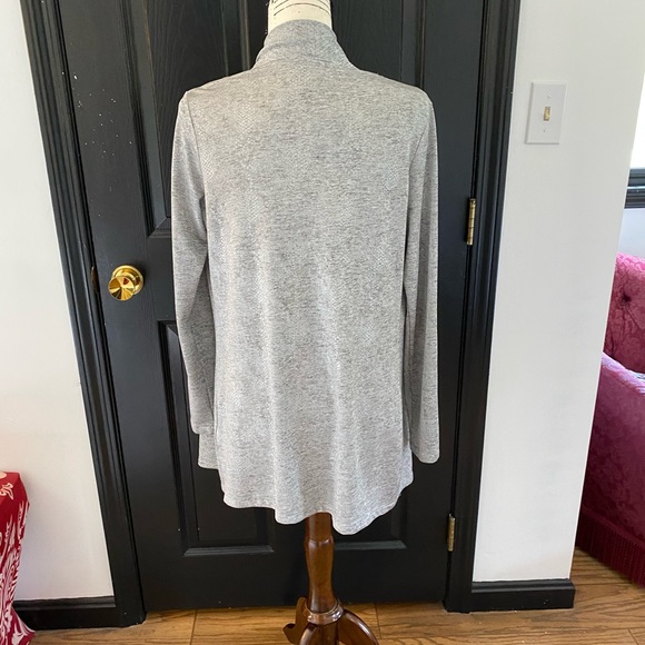 CALVIN KLEIN - Silver Draped Jacket - Size S - Picture 2 of 9